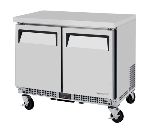 Turbo Air MUR-34S-N6 M3 Series Undercounter Refrigerator 34 inch 4.27 cu ft Solid Door Stainless Steel