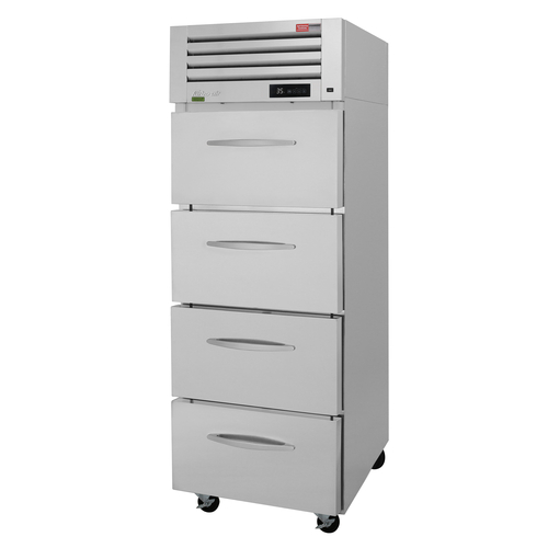 Turbo Air PRO-26R-D4-N PRO Series Refrigerator 25.41 cu ft one-section top mount self-contained stainless steel