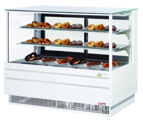 Turbo Air TCGB-60UF-DR-WB Bakery Dry Case 19.4 cu ft capacity 60-1/2W x 33-1/8D x 50-1/8H LED lighting adjustable shelves