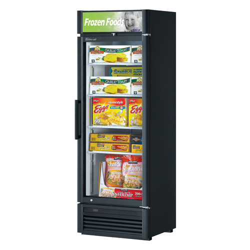 Turbo Air TGF-15SD-N Super Deluxe Glass Merchandiser Freezer 13.2 cu ft Self Cleaning Condenser Triple Pane Door