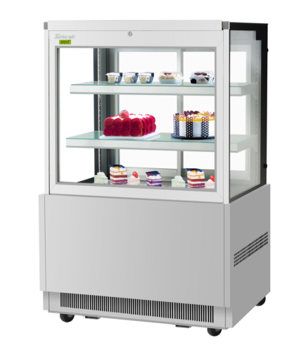 Turbo Air TBP36-54FN-S Refrigerated Bakery Display Case 12.5 cu ft Self Cleaning Condenser LED Lighting Stainless Steel