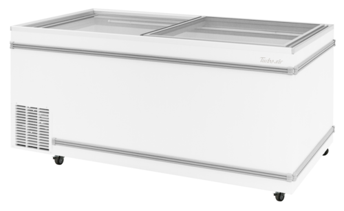 Turbo Air TFS-25F-N Top Open Island Freezer Chest Style 25.22 cu ft Capacity with Glass Doors and LED Lighting