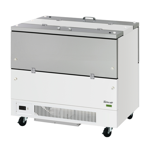 Turbo Air TMKC-49-2-WS-N6 Super Deluxe Series Milk Cooler Dual Sided Access 49 Inch Wide 18.3 Cu Ft Capacity