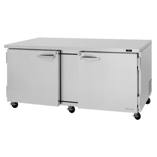 Turbo Air PUR-72-N AL PRO Series Undercounter Refrigerator 18.8 cu ft capacity self-contained refrigeration