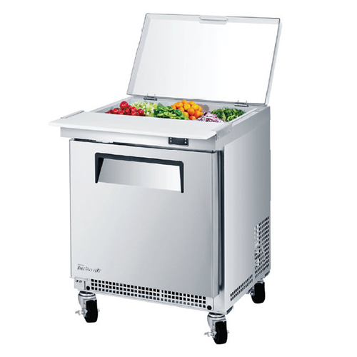 Turbo Air MST-24S-N6 M3 Series Sandwich Salad Unit 6 Pan Top Opening Rear Mount Compressor 2.83 Cu Ft