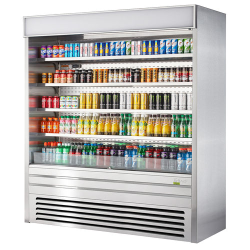 Turbo Air TOM-72ES-N Vertical Air Curtain Open Display Merchandiser 34.7 cu ft 72W x 29-7/8D x 81-1/8H