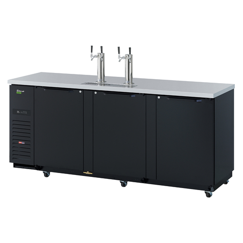 Turbo Air TBD-4SBD-N Super Deluxe Beer Dispenser 90-1/4W x 27-1/4D x 37-1/8H Stainless Steel 1/3 HP Energy Star