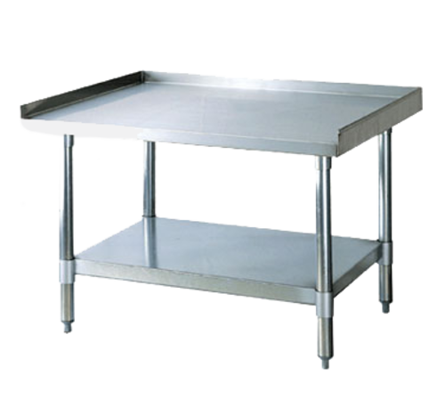 Turbo Air TSE-3012 Equipment Stand 30x12 18 Gauge Stainless Steel Top Galvanized Legs Adjustable Feet NSF