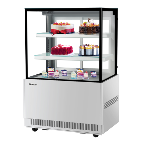 Turbo Air TBP36-54NN-S Refrigerated Bakery Display Case 12.5 cu ft Self Cleaning Condenser LED Lighting Stainless Steel