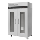 Turbo Air M3H47-2-G-TS M3 Series Heated Cabinet Two Section 51-3/4W x 30-3/4D x 78H 42.9 cu ft Capacity
