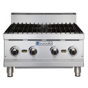 Eurodib T-HP424 Gas Hotplate: 24" x 24" Cooking Surface, 4 Burners, 120,000 BTU