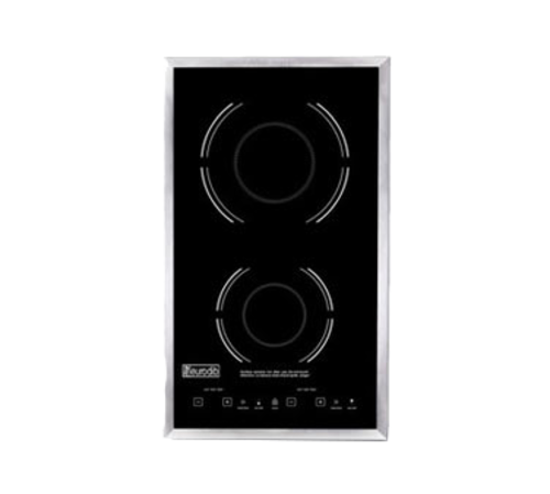 Eurodib SC05 Induction Range: Double Drop-in Induction Range with Digital Temperature Control and Integrated Touch Controls