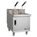 Eurodib CF30L Countertop Propane Gas Fryer: 30 lb. Capacity, 4 Burners, 2 Baskets