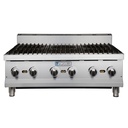 Eurodib USA Eurodib T-HP636 Gas Hotplate: Countertop, 36" x 24", 6 Burners
