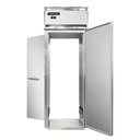 Continental Refrigerator D1RINRT-E Designer Line Extra-High Roll-Thru Refrigerator Stainless Steel Solid Doors