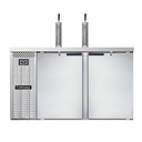 Continental Refrigerator KC59SNSS Keg Cooler 59 inch 15 cu ft Front Breathing Stainless Steel 2 Barrel Capacity