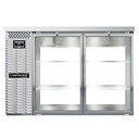 Continental Refrigerator BB50NSSGDPT Refrigerated Back Bar Cooler 50W Stainless Steel 16 Cubic Feet 4 Glass Doors