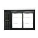 Continental Refrigerator BB50SNSGDPT Refrigerated Back Bar Cooler 50 inch Shallow Depth Sliding Glass Doors Stainless Steel
