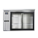 Continental Refrigerator BB50SNSSSGD Refrigerated Back Bar Cooler 50 Inch Stainless Steel Sliding Glass Doors