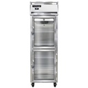 Continental Refrigerator 1RNSSGDHD Reach In Display Refrigerator Stainless Steel One Section Energy Star