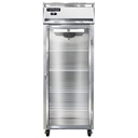 Continental Refrigerator 1RENGD Extra-Wide Reach-In Refrigerator 28-1/2 inch One-Section Self-Contained Aluminum Stainless Steel