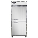 Continental Refrigerator 1RXNSSHD Extra-Wide Reach-In Refrigerator 36-1/4 inch One-Section Stainless Steel Energy Star