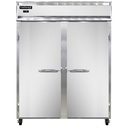 Continental Refrigerator 2FENSS Extra-Wide Freezer Reach-In 57W Two-Section Stainless Steel Energy Star