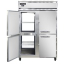 Continental Refrigerator 2RNSAPTHD Pass-Thru Two-Section Refrigerator Stainless Steel Energy Star Certified
