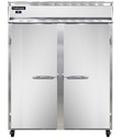 Continental Refrigerator 2RENSS Extra-Wide Refrigerator Reach-In 57W Two-Section Stainless Steel Energy Star