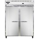 Continental Refrigerator 2RFENSA Extra-Wide Refrigerator Freezer 57 inch Two Section Stainless Steel NSF