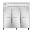 Continental Refrigerator 3FN Freezer Reach In Three Section Self Contained Refrigeration Stainless Steel Front