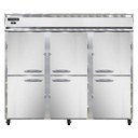 Continental Refrigerator 3RENHD Extra-Wide Reach-In Refrigerator 85-1/2 inch Three-Section Stainless Steel Energy Star