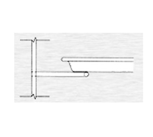 Continental Refrigerator 55-1508AB Pan Slide Assembly Half Section Chrome Plated Wire for 18 x 26 Pans