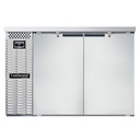 Continental Refrigerator BB50NSS Refrigerated Back Bar Cooler 50W 34-3/4H 16 cu ft Stainless Steel 2 Doors