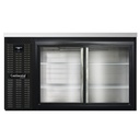 Continental Refrigerator BB59NSGD Refrigerated Back Bar Cooler 59W 34-3/4H 22 Cubic Feet Stainless Steel Sliding Doors