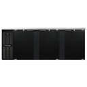 Continental Refrigerator BB90N Refrigerated Back Bar Cooler 90W 34-3/4H 35 cu ft Stainless Steel Top 3 Doors