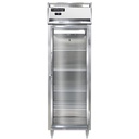 Continental Refrigerator D1FNSSGD Designer Line Freezer One Section Stainless Steel Full Height Glass Door