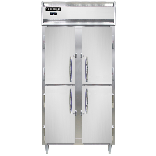 Continental Refrigerator D2FSENHD Designer Slim Line Freezer 36-1/4 inch Two Section Self Contained Refrigeration