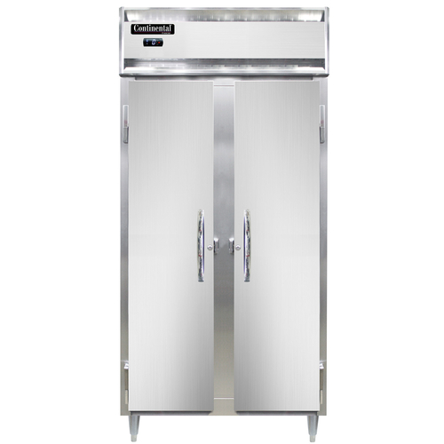 Continental Refrigerator D2FSENSA Designer Slim Line Freezer 36-1/4W Two Section Stainless Steel NSF