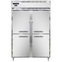 Continental Refrigerator D2RNHD Designer Line Refrigerator Two Section Self Contained Aluminum Stainless Steel