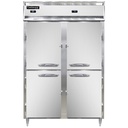 Continental Refrigerator D2RFNSSHD Designer Line Refrigerator Freezer Two Section Stainless Steel Cabinet
