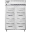 Continental Refrigerator D2RSNSS-F Designer Line Refrigerator Vertical Refrigerated Cabinet with Drawers and Digital Control