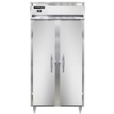 Continental Refrigerator D2RSEN Designer Slim Line Refrigerator 36-1/4W Two Section Self Contained Aluminum Stainless Steel