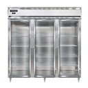 Continental Refrigerator D3RNSAGD Designer Line Refrigerator Three Section Self Contained Stainless Steel