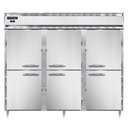 Continental Refrigerator D3RENHD Designer Line Wide Refrigerator 85-1/5 inch Three Section Self Contained Aluminum Stainless Steel