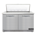 Continental Refrigerator D48N18M-FB Designer Line Mighty Top Sandwich Unit 48 inch Front Breather Stainless Steel