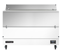 Continental Refrigerator MC5ND Milk Cooler 58 inch Dual Access Forced Air Cooling Stainless Steel Top and Doors