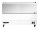 Continental Refrigerator MC5NDCW Milk Cooler 58 inch Dual Access Cold Wall Cooling Stainless Steel Top NSF Certified