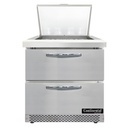Continental Refrigerator SW32N12M-FB-D Mighty Top Sandwich Unit 32 inch W one section with drawers and stainless steel top