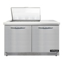 Continental Refrigerator SW48N12M-FB Mighty Top Sandwich Unit 48 inch 134 cu ft 12 pan stainless steel